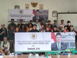 Anggota DPRD Sukabumi Nandar Gelar Reses Pertama Tahun 2025 di Desa Ciwalat