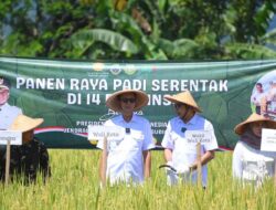 Panen Raya Serentak, Dandim Kota Sukabumi Hadiri Kegiatan Bersama Presiden secara Virtual