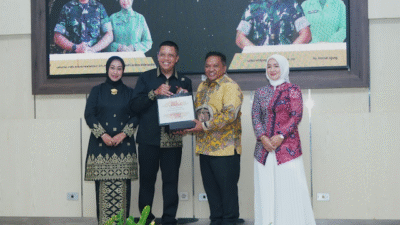 Ketua DPRD Kabupaten Sukabumi Hadiri Pisah Sambut Dandim 0622/Sukabumi