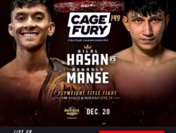 Duel Sejarah: Bilal Hasan vs Renadly Manse, Pertarungan All-Indonesian di Cage Fury 149 Jadi Sorotan MMA Dunia