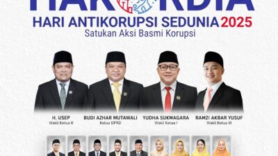 DPRD Kabupaten Sukabumi Mengucapkan Selamat Memperingati Hari Antikorupsi Sedunia (HAKORDIA) 2025